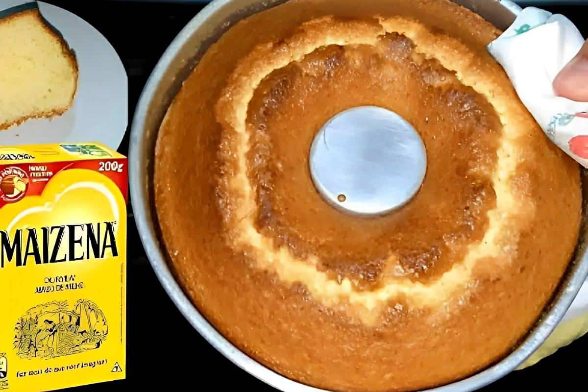 Bolo de maisena que derrete na boca muito fácil de fazer e delicioso